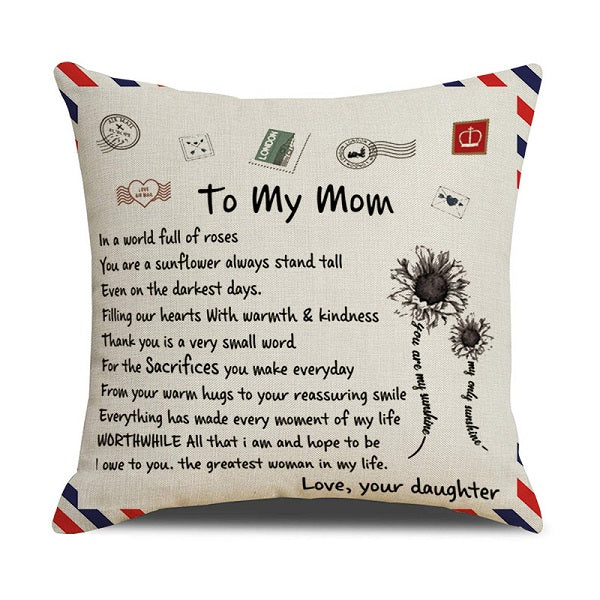Cushion Cover - Love Letter to My Mother