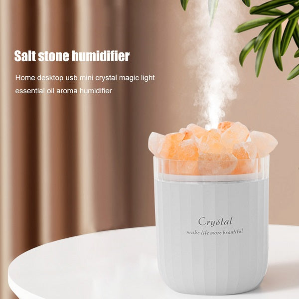 Humidifier Crystal Aromatherapy Air Mist Sprayer - Portable  USB Charging Wireless